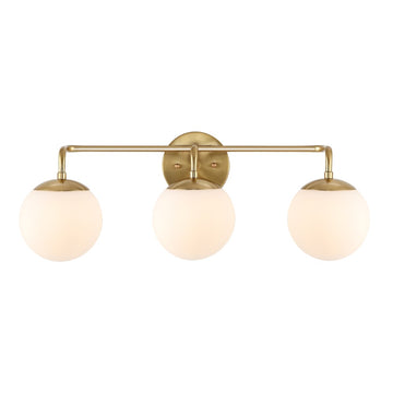 Louis Parisian Globe Metal/Frosted Glass Modern Contemporary LED Vanity